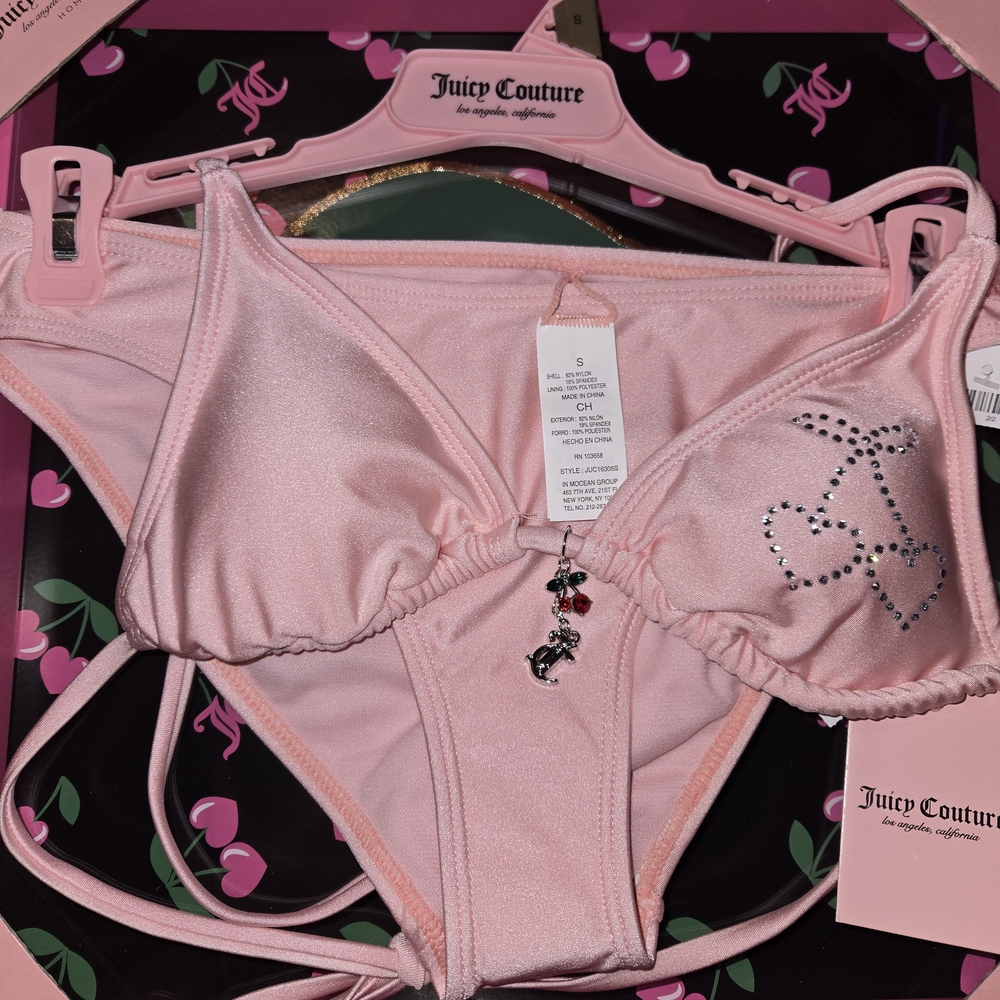 Juicy Couture Light Pink Bikini Set